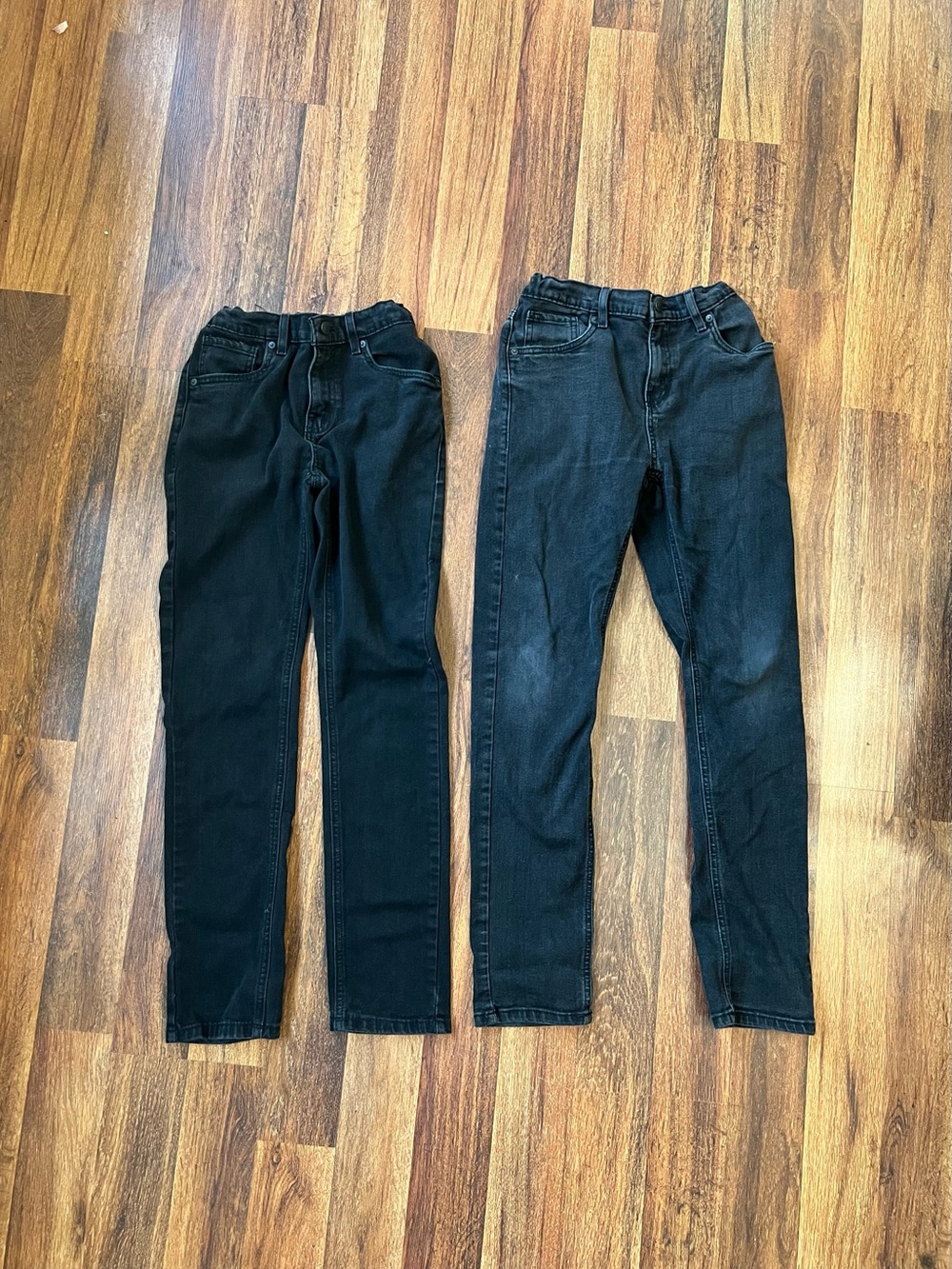 Lot of 2 Boys Black Levi’s 510 Skinny Jeans, Sz. 16/18